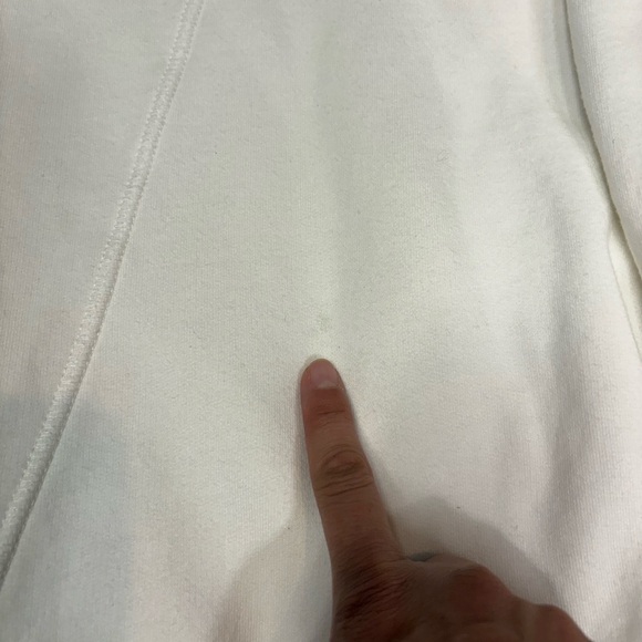 3396 Free People High Road Pullover Sweatshirt Dolman Sleeve Ivory Size Small - Picture 9 of 12